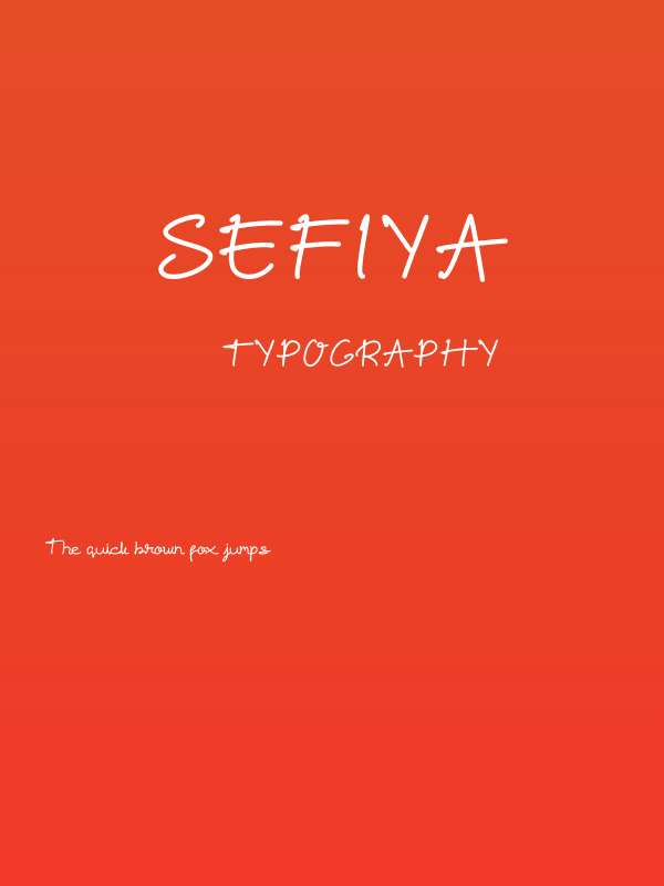 Sefiya Poster
