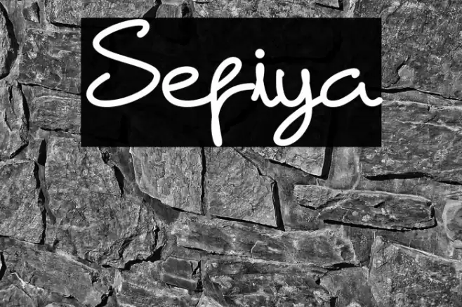Sefiya Font examples