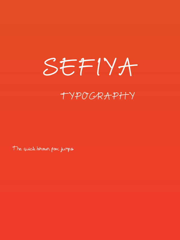 Sefiya Poster