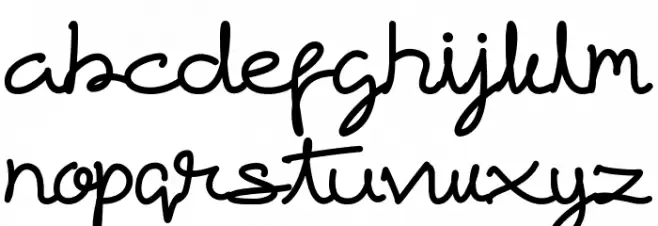 Sefiya फ़ॉन्ट लोअरकेस