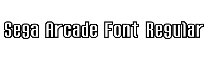 Sega Arcade Font Regular  font caratteri gratis