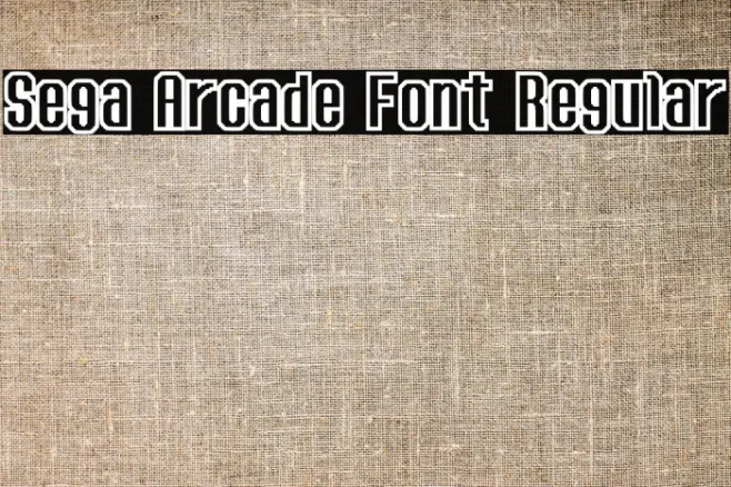 Sega Arcade Font Regular Example 3