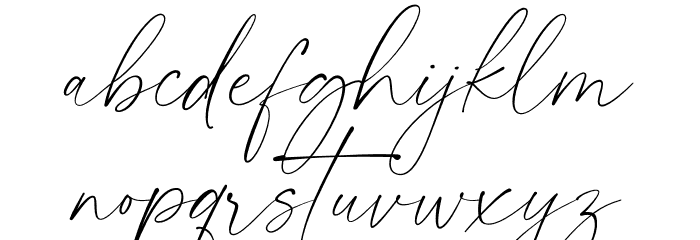 Segatha Font LOWERCASE