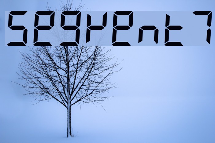 is there a font that looks like a 7 segment display is there a font that looks like a 7 segment display