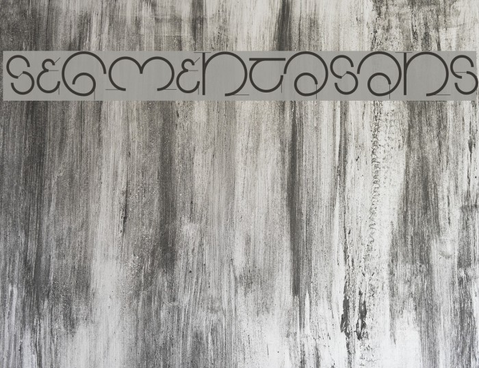 SegmentaSans Font examples