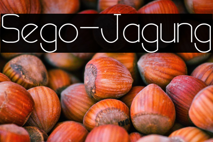 Sego-Jagung Example 1