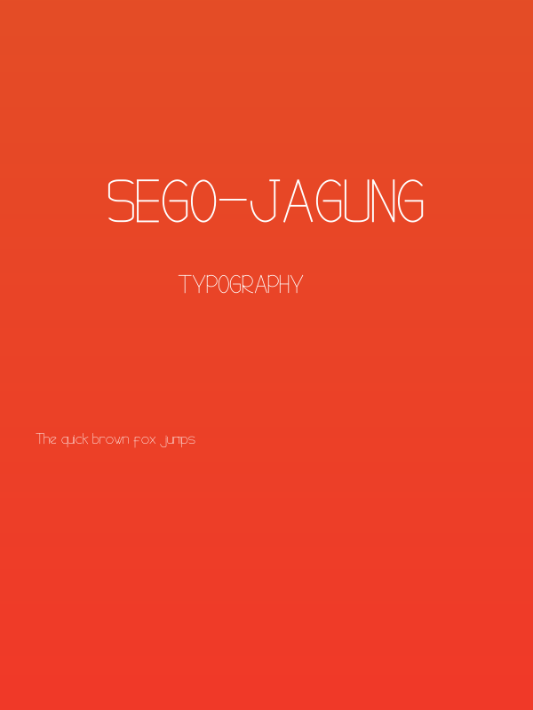 Sego-Jagung Poster