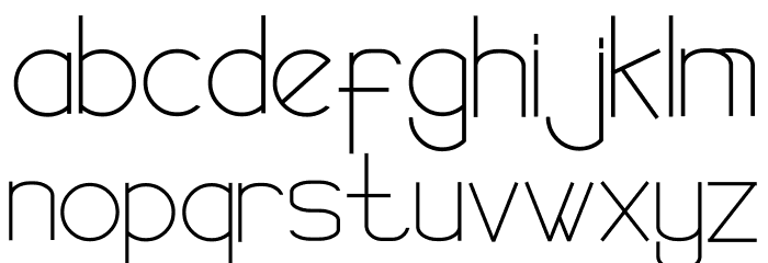 Sego-Jagung Font LOWERCASE