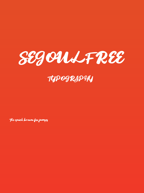 SegoulFREE Poster