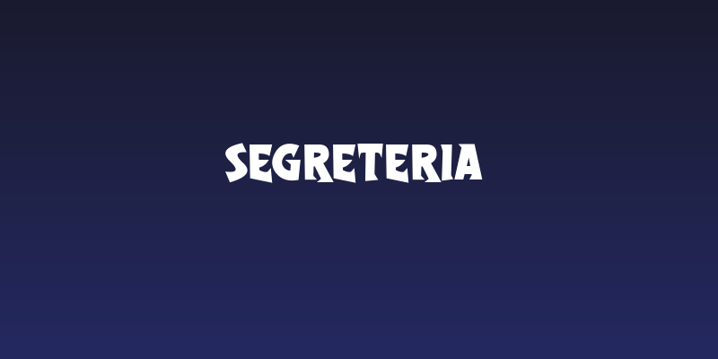 Segreteria Social Header
