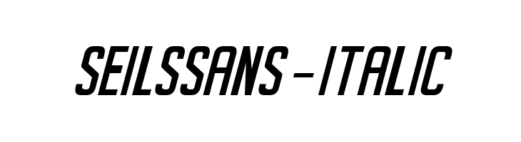 SeilsSans-Italic  font caratteri gratis