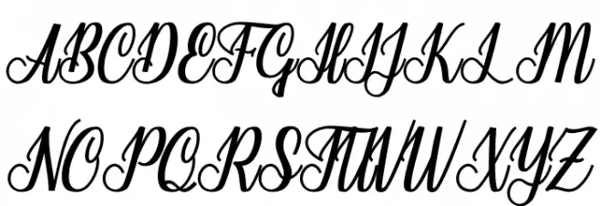 Seindah Cinttya Schriftart Groß