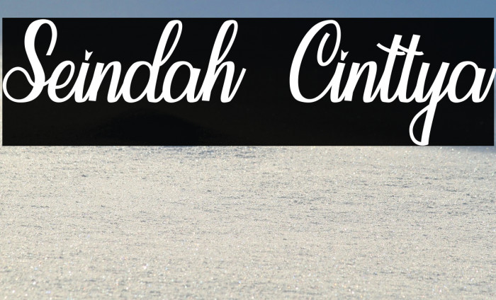 Seindah Cinttya Example 3