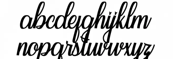 Seindah Cinttya フォント 小文字
