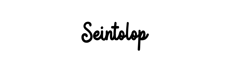 Seintolop  Frei Schriftart Herunterladen