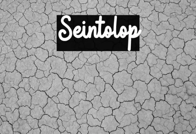 Seintolop Font examples