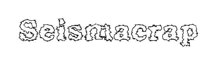 Seismacrap  Frei Schriftart Herunterladen