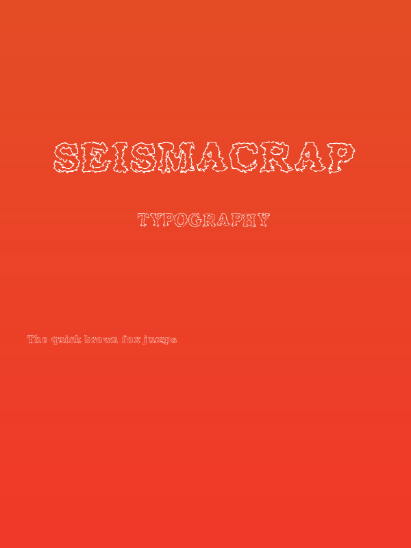 Seismacrap Poster