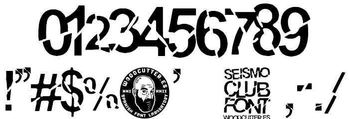 Seismo Club Font OTHER CHARS