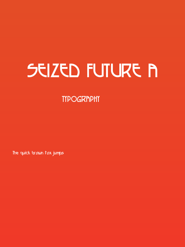 Seized Future A Poster