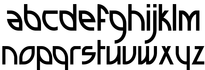 Seized Future A Font LOWERCASE