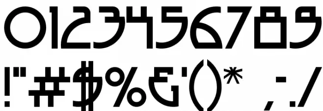 Seized Future Font OTHER CHARS