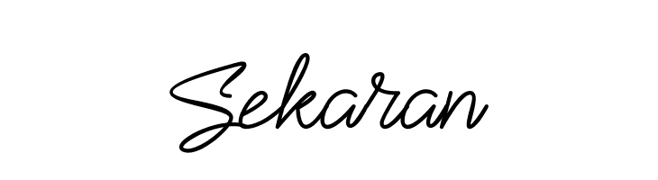 Sekaran  नि: शुल्क फ़ॉन्ट्स डाउनलोड