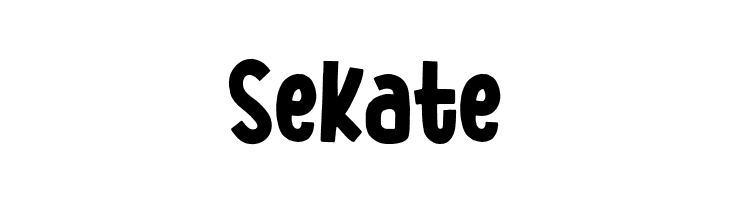 Sekate  Frei Schriftart Herunterladen
