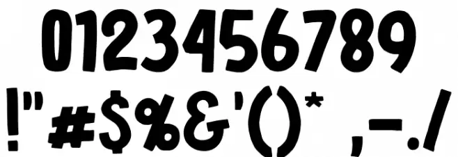 Sekate Font OTHER CHARS