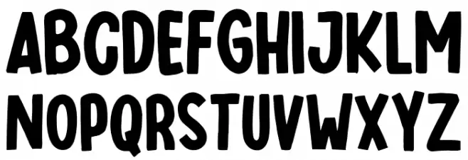 Sekate Schriftart Groß