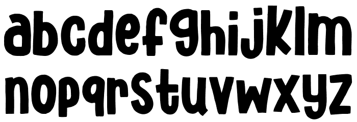 Sekate Font LOWERCASE