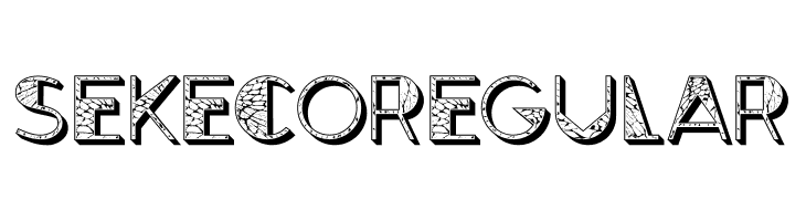 Sekeco Regular  font caratteri gratis