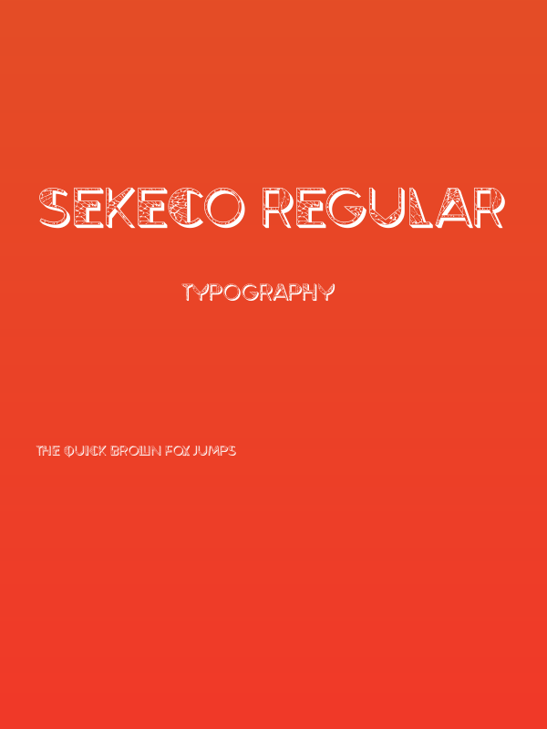 Sekeco Regular Poster