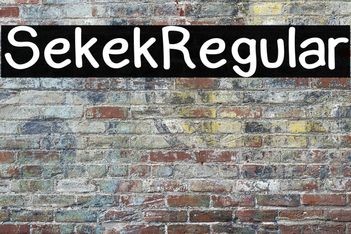 Sekek Regular Example 1