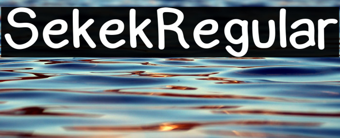 Sekek Regular Example 3