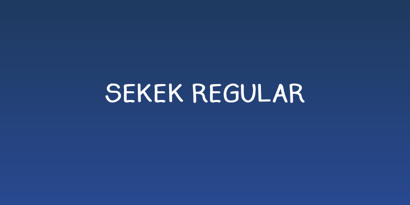 Sekek Regular Social Header