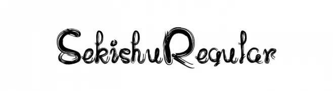 Sekishu Regular  フリーフォントのダウンロード