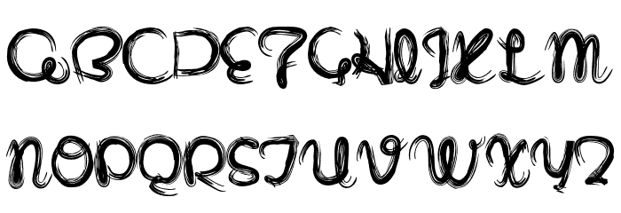 Sekishu Regular フォント 大文字