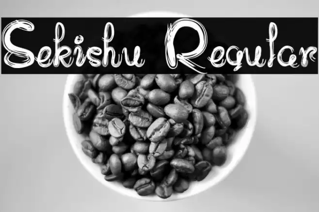 Sekishu Regular Fuentes examples