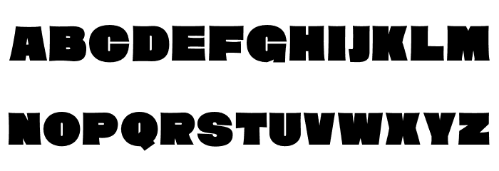 Sekiyou Black Font Litere mari