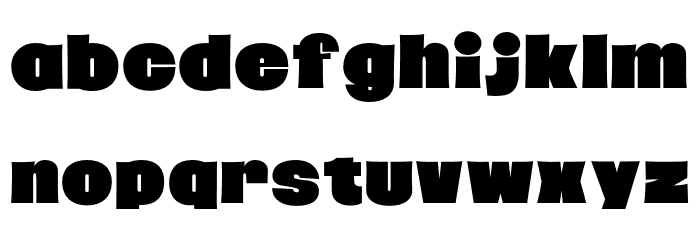 Sekiyou Black Font Litere mici