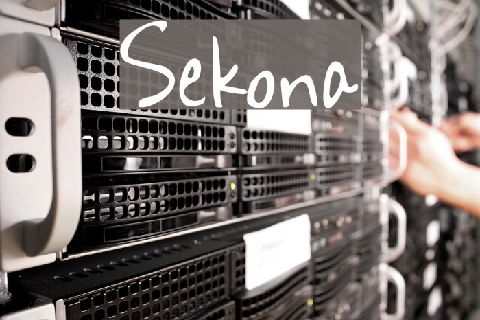 Sekona Font examples