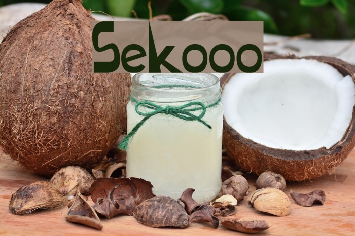 Sekooo Font examples
