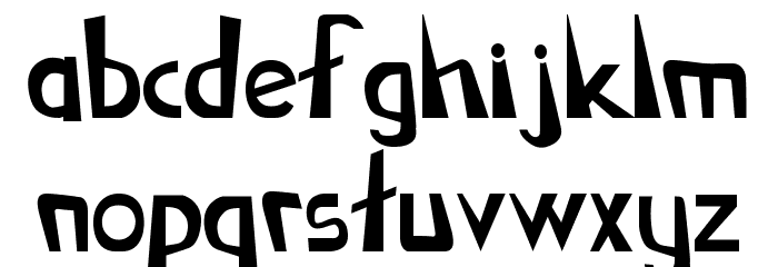Sekooo Font LOWERCASE
