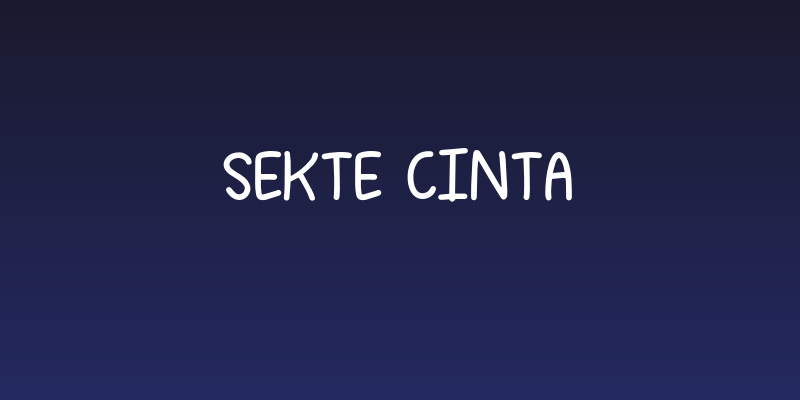 Sekte Cinta Social Header