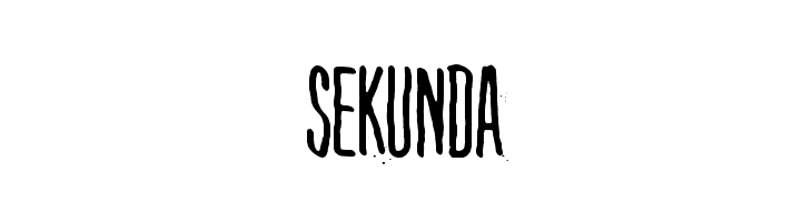Sekunda  フリーフォントのダウンロード