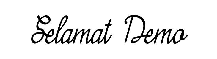 Selamat Demo  لخطوط تنزيل
