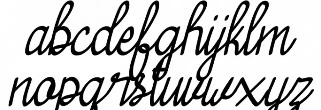 Selamat Demo Font Litere mici