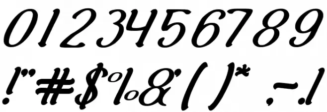 Selamat Hari Raya Font OTHER CHARS