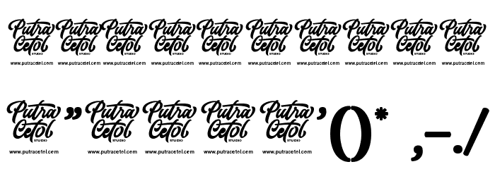 Selamat Pesta Natal Font OTHER CHARS